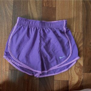 Nike Purple Athletic Running Shorts
